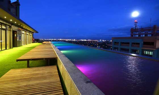 The serene Azumi Boutique Hotel pool