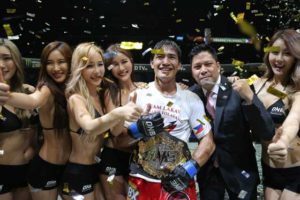 Eduard “The Landslide” Folayang (center)  PHOTO COURTESY OF ONE CHAMPIONSHIP