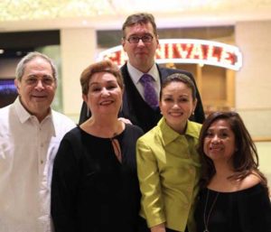  (From left) Honorary Consul of Lebanon to the Philippines Joseph Assad,  Rosary Ysmael, Huma Island Resort & Spa’s Claire del Rosario-Bernabe, DOT-CAR regional director Marie Venus Tan and (standing)Huma Island Resort & Spa’s Ulrich Hpeffgen 