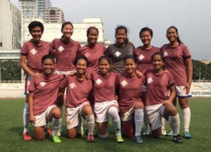 University of the Philippines Women’s Football Team. Photo from team’s Facebook page. 