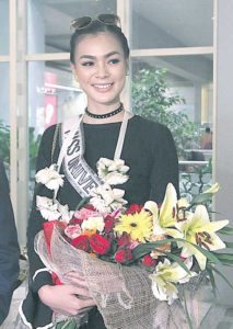 Miss Indonesia Kezia Warouw’s arrival in Manila PHOTO BY BOB DUNGO