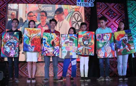 Winners of MTRB’s on-the-spot poster making contest were recognized at the event