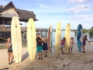 Surfing at Cloud 9 Siargao