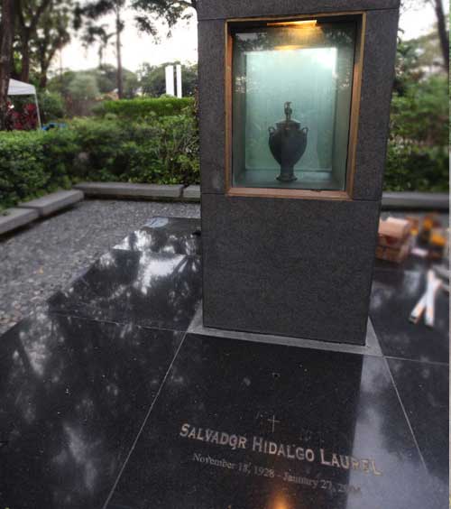 Salvador H. Laurel (November 18, 1928 – January 27, 2004; photo by PCDSPO)
Libingan ng mga Bayani, Taguig City