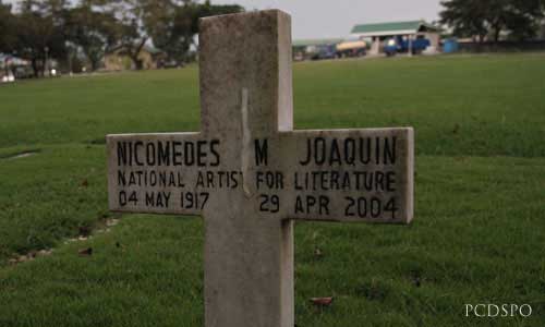 Nick Joaquin (May 4, 1917 – April 29, 2004; photo by PCDSPO)
Libingan ng mga Bayani, Taguig City