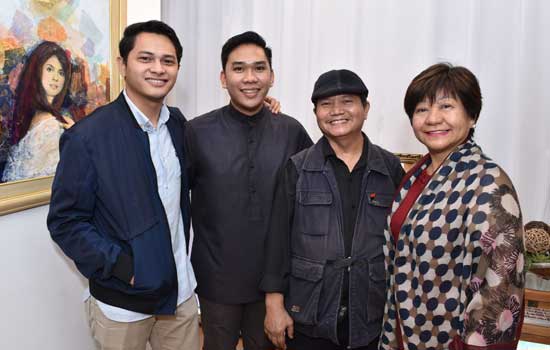 Christian Lao, Justy More, Al Perez and Evelyn Del Rosario