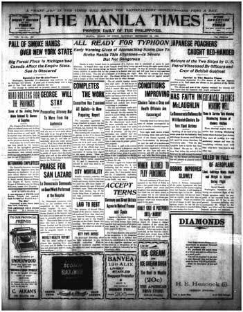 PAGE FROM THE PAST SEPTEMBER 19, 1908 | The Manila Times
