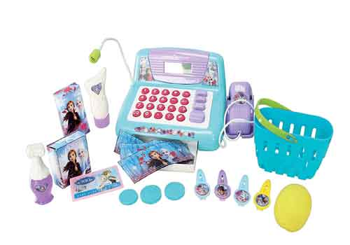 Ring in the store sales with this Frozen Cash Register playset.