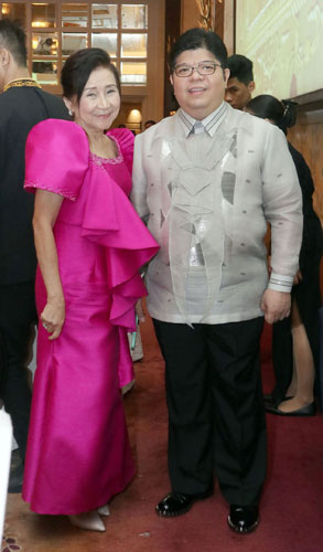 Lita Santos and Allan Tengco