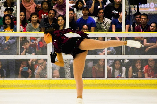 Alisson Krystle Perticheto bags a silver medal in figure skating on Sunday, December 1, 2019. PHOTO BY JOHN ORVEN VERDOTE