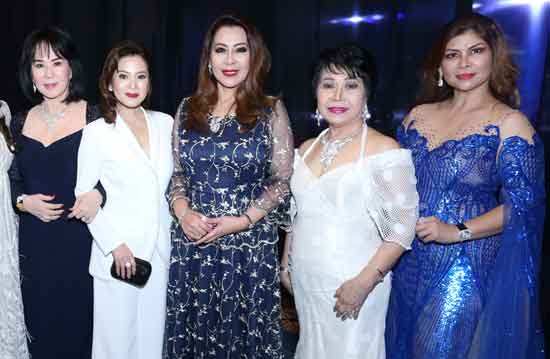 Juliet Young, Maru Go, Gyngyn Ponce-Quiazon, Baby Tan and Cecile Baron-Asprec