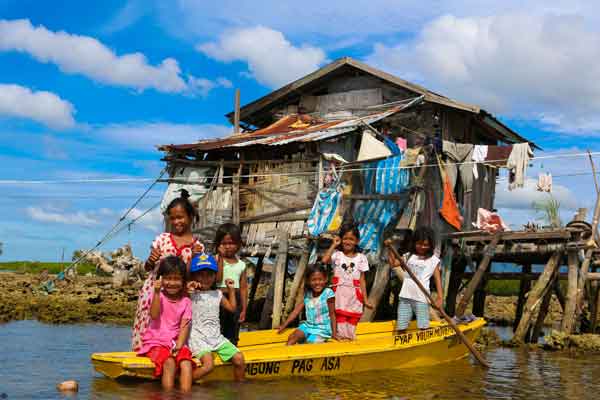 The yellow boats will not only help in bringing children to and from school but also provide livelihood for the community of Maluso, Basilan Province.