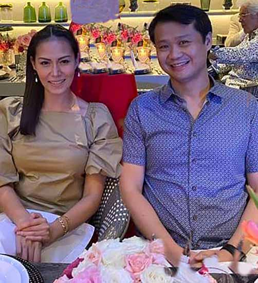 Bianca Manalo and Senator Win Gatchalian