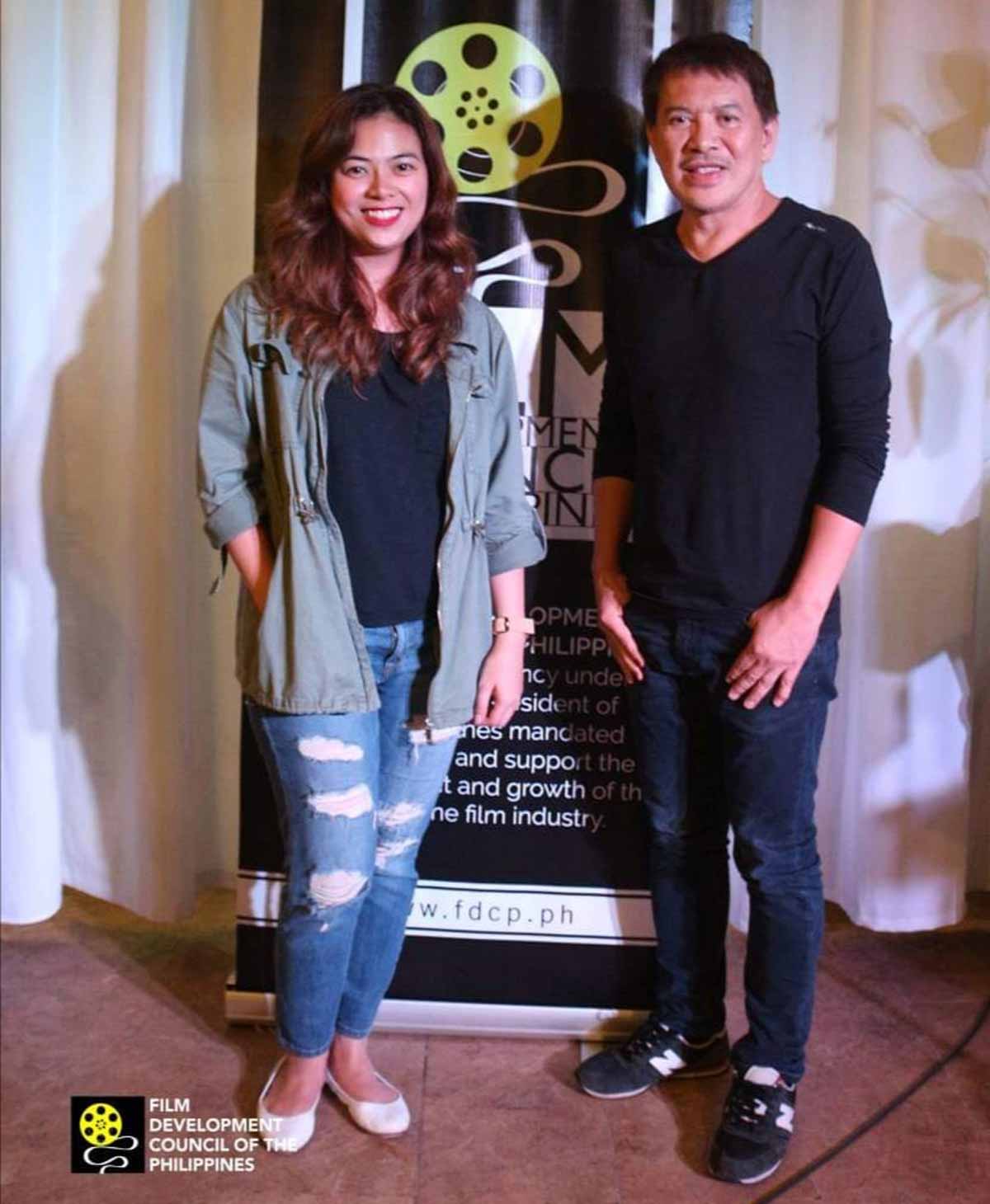 The columnist with acclaimed director Brillante Mendoza