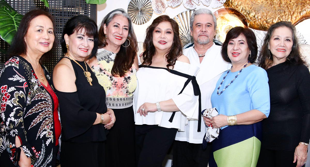 Tita Trillo, Greta Lauron, Emily Manzano, Nelia Cruz-Sarcol, Cocoy Cordoba, Mayeen Manansala and Christy Altura