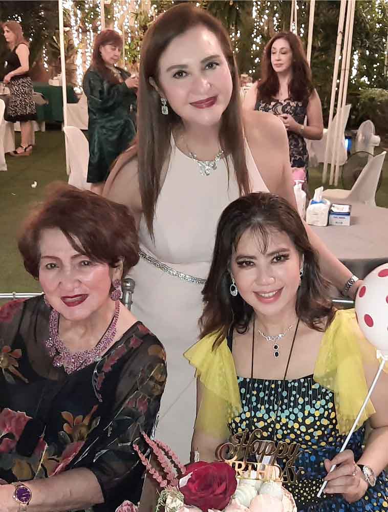 Nene Leonor, Mildred Vitangcol and Agile Zamora