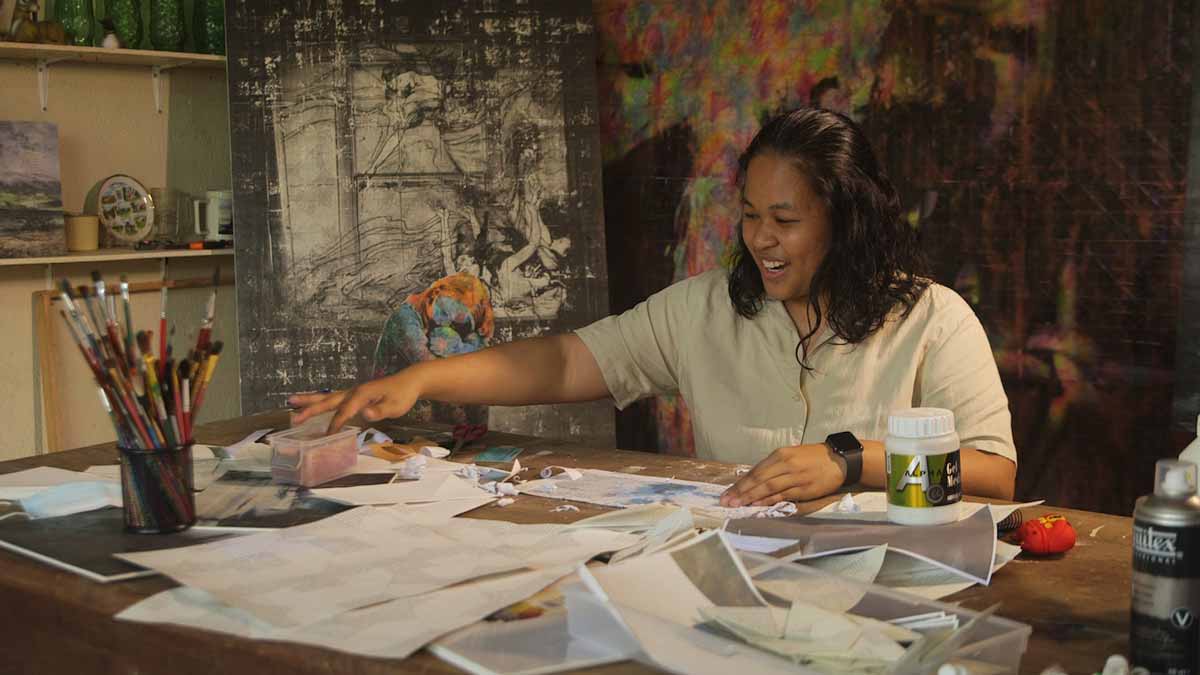 Faye Abantao finds that using paper as a medium gives a vulnerable, almost fragile, quality to her work. CONTRIBUTED PHOTOS