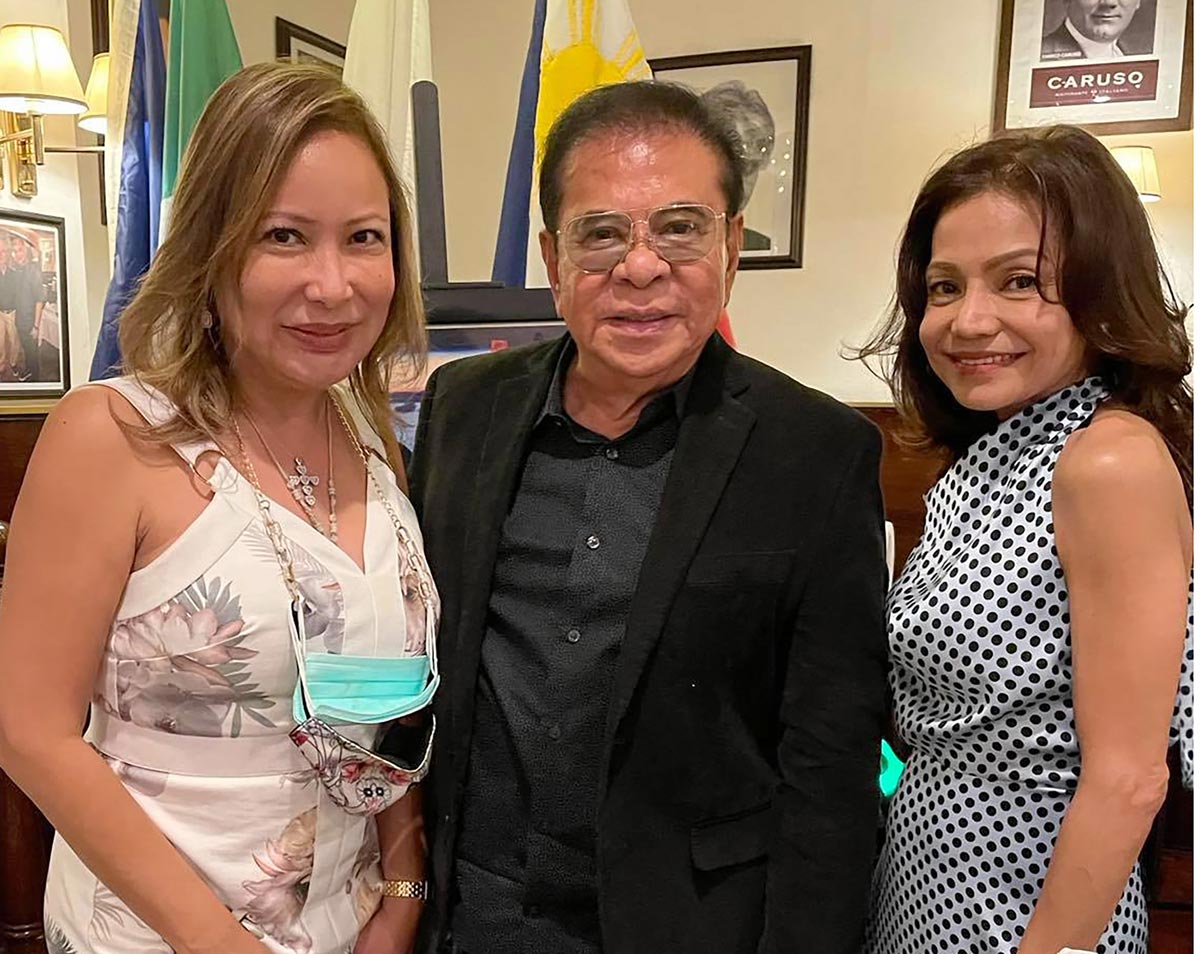 Camille Agbayani, Narvacan Mayor Chavit Singson and Gela Cornelissen