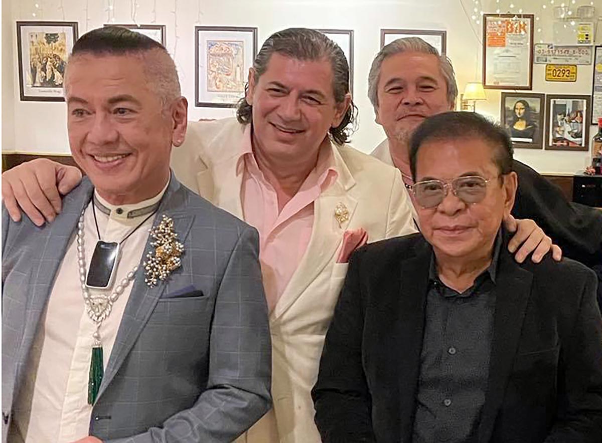 Sonny Tanchanco, George Sarakinis, Cocoy Cordoba and Chavit Singson