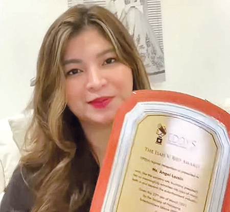 Angel Locsin, IVR Award recipient